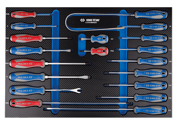 Outils - Outils divers - Module mousse + PP 19 pièces Tournevis- Doigt magnétique
