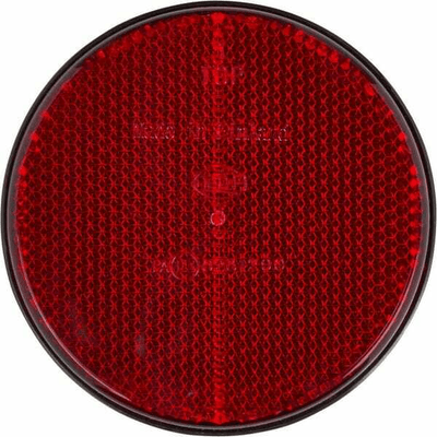 Pièces agricoles - Eclairage - Catadioptre rond rouge Ø85 mm à visser