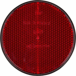 Pièces agricoles - Eclairage - Catadioptre rond rouge Ø85 mm à visser