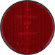 Catadioptre rond rouge Ø85 mm à visser