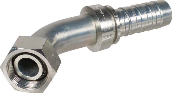 Pièces agricoles - Hydraulique - Racc. à sertir DN32-1"1/4 BSP 45°