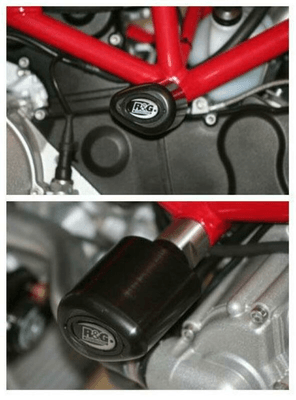 Pièces Quad & Motos - Equipement véhicule - Tampons de protection R&G RACING Aero noir Ducati