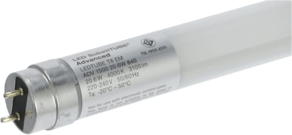 Pièces agricoles - Electricité - Tube LED EM 20W 840 G13 1500mm