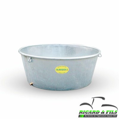 Materiels - Abreuvoir - BAC ACIER GALVANISE 600L CONDITIONNEMENT A RESPEC