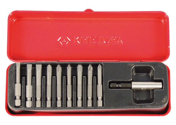 Outils - Outils divers - Coffret embouts renforcés 1/4" 11pièces à fente-pozi-Ph