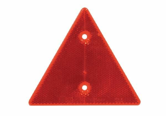Pièces agricoles - Eclairage - Catadioptre triangle rouge 156x136 mm à visser