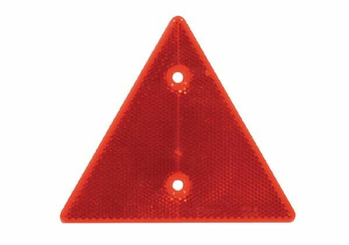Pièces agricoles - Eclairage - Catadioptre triangle rouge 156x136 mm à visser