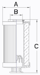 Pièces agricoles - Pièce divers - Filtre hydraulique