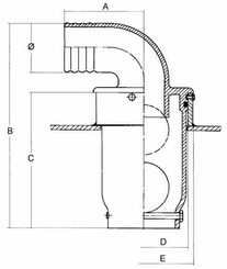 Pièces agricoles - Fertilisation & Lisier - Soupape de trop-plein B.P.