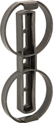 Pièces agricoles - Eclairage - Jeu de pinces pour support de plaque d'immatriculation, plastique pour 520x110 mm
