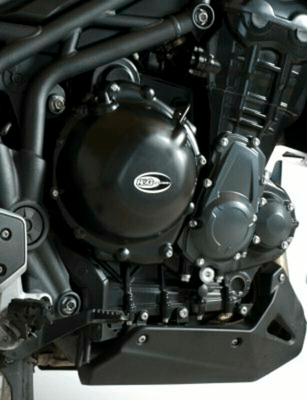 Pièces Quad & Motos - Equipement véhicule - Couvre-carter droit R&G RACING noir Triumph Tiger 1200/Explorer