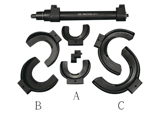 Outils - Outils divers - Coffret 8 pièces Compresseur de ressorts Mc Pherson 70-300mm