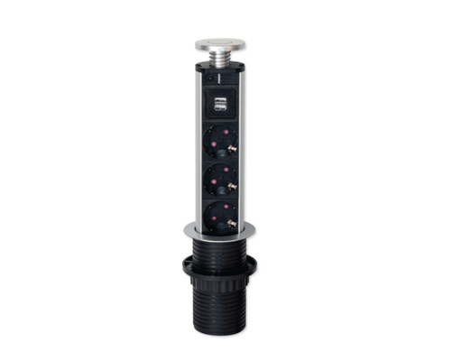 Boulonnerie, quincaillerie - Meubles, rangements - 5009912  VERTIKAL UE+USB BL