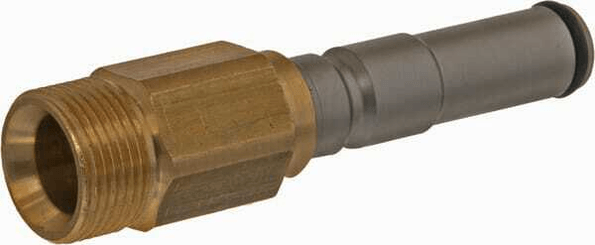 Pièces agricoles - Hydraulique - Accouplement mâle ST-247 x filetage mâle M22x1,5, acier inoxydable