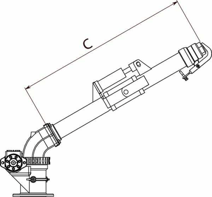 Pièces agricoles - Fertilisation & Lisier - Pistolet pivotant 4" hydr.