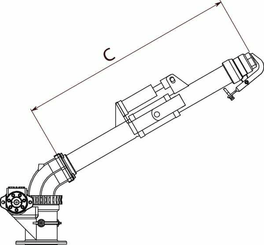 Pièces agricoles - Fertilisation & Lisier - Pistolet pivotant 4" hydr.