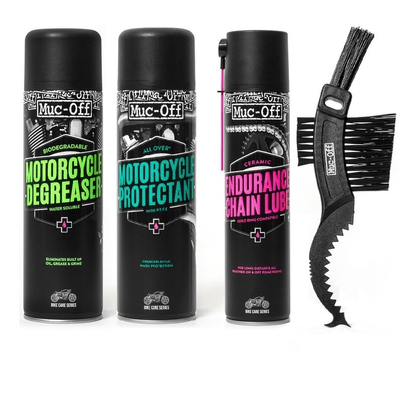 Pièces Quad & Motos - Lubrifiants et nettoyants - Kit entretien moto - Multi Pack MUC-OFF