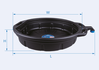 Outils - Outils divers - Bac de récupération d'huile 18 litres