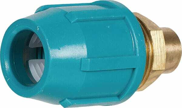 Pièces agricoles - Hydraulique - Raccord laiton 16x15mm PE mâle