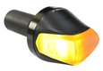 Clignotant KOSO Knight LED noir mat/fumé universel à l'unité