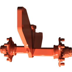 Pièces agricoles - Pièce Semoir - cadre de roue r. sans frein -peint-