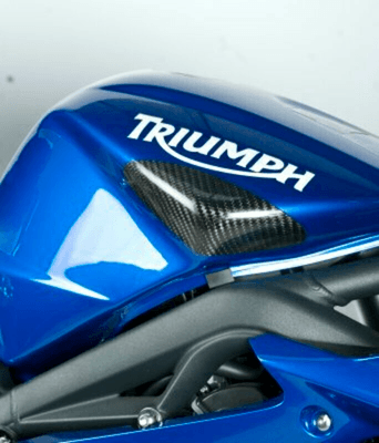 Pièces Quad & Motos - Equipement véhicule - Sliders de réservoir R&G RACING carbone Triumph