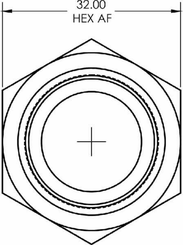 Pièces agricoles - Hydraulique - Adaptateur M/M 3/4 BSP X M27