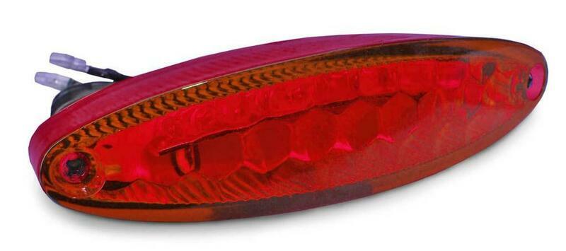 Pièces Quad & Motos - Equipement véhicule - Feu arrière V PARTS Space LED rouge universel