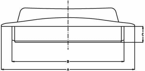 Pièces agricoles - Pièce Pulvérisateur - Couvercle de réservoir à visser Ø 615 mm
