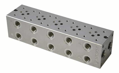 Pièces agricoles - Hydraulique - Base MRA3-5-G-Z NG6 ALU