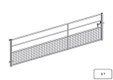 PACK DE 7 PORTE HERBAGE SEMI-GRILLAGEE L.4.18M
