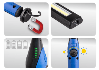 Outils - Outils divers - Lampe d'inspection slim rechargeable 7W COB support magnétique