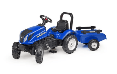 Loisirs - Jouets - Tracteur NH avec remorque et capot ouvrant
