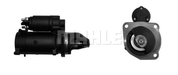 Pièces agricoles - Eclairage - Démarreur 12V, 3.2kW, 10 dents, CW, avec réducteur, Mahle