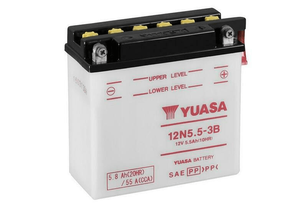 Pièces Quad & Motos - Electrique - Batterie YUASA conventionnelle sans pack acide - 12N5-3B