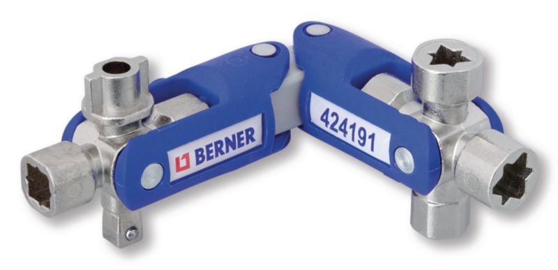 Outils - Outils divers - Clé universelle Berner Quadro passe-armoire (par 1)