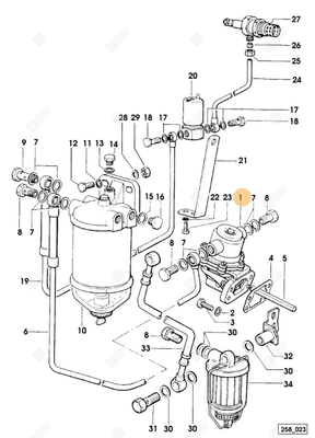 Pièces agricoles - Pieces moteur - POMPE D'ALIMENTATION
