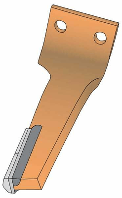 Pièces agricoles - Travail du sol - Dent de herse longue G carbure utilisable pour Maschio