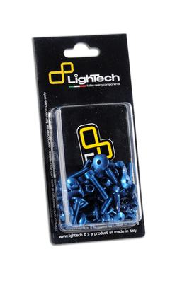 Pièces Quad & Motos - Equipement véhicule - Kit vis de bulle LIGHTECH cobalt alu (8 pièces) Yamaha Fazer 1000