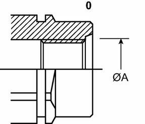 Pièces agricoles - Hydraulique - Coupleurs, 1"-M36x2 25S femelle CPV