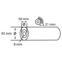 Chimie - Chimie divers - Rouleau de peinture murale IV star, Vestan 21mm 18cm