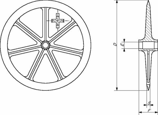 Pièces agricoles - Travail du sol - Disque de rouleau 150/50 GGG50