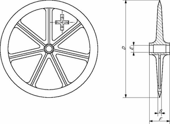 Pièces agricoles - Travail du sol - Disque de rouleau 150/50 GGG50