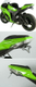 Support de plaque R&G RACING noir Kawasaki ZX10R