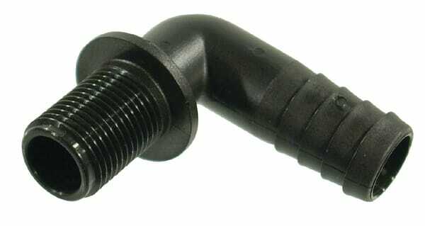 Pièces agricoles - Pièce Pulvérisateur - Coude 90°+embout 20mm+M 1/2"