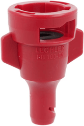 Pièces agricoles - Pièce Pulvérisateur - Buse à azote excentrée FB 04 en plastique rouge