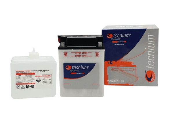 Pièces Quad & Motos - Electrique - Batterie TECNIUM conventionnelle avec pack acide - BB16CL-B