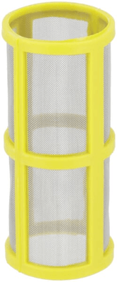 Pièces agricoles - Pièce Pulvérisateur - Cartouche filtrante 80 mesh jaune avec joints toriques