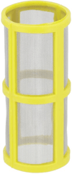 Pièces agricoles - Pièce Pulvérisateur - Cartouche filtrante 80 mesh jaune avec joints toriques