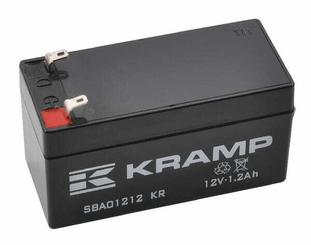 Pièces agricoles - Eclairage - Batterie 12V 1.2Ah fermée Kramp